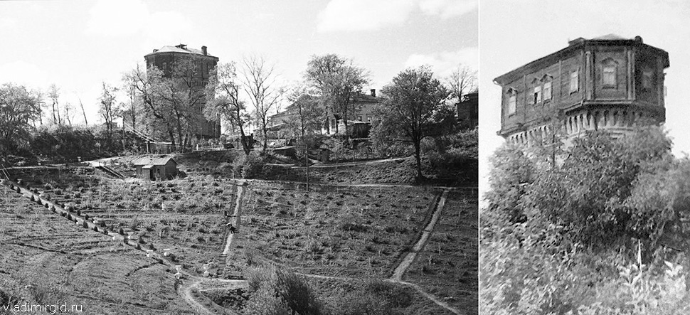 Старые фотографии водонопарной башни середины XX века до реконструкции